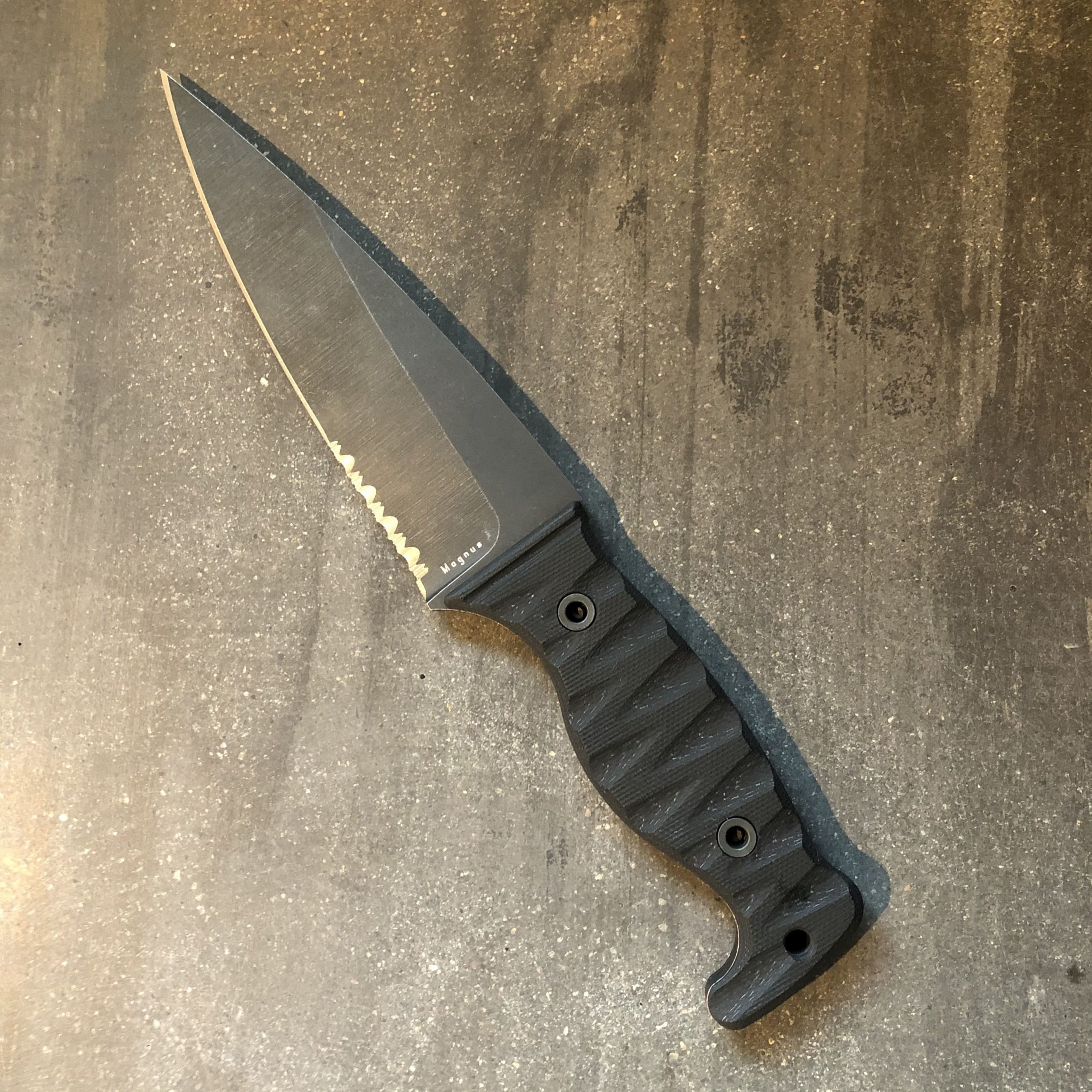 The Magnus Partially Serrated • Amtac Blades