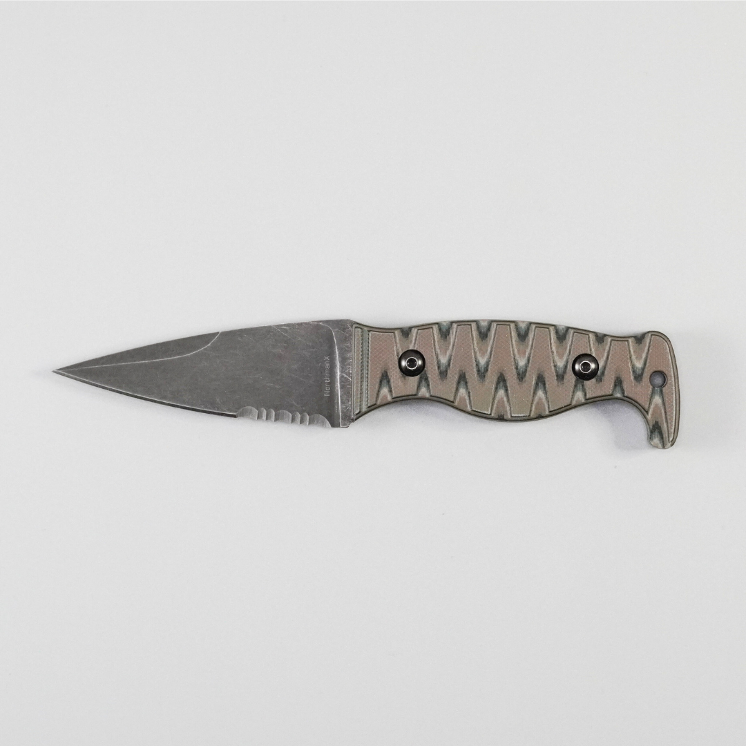 The Magnacut Custom NorthmanX (Serrated) 5 Color Camo G10 Handle 336