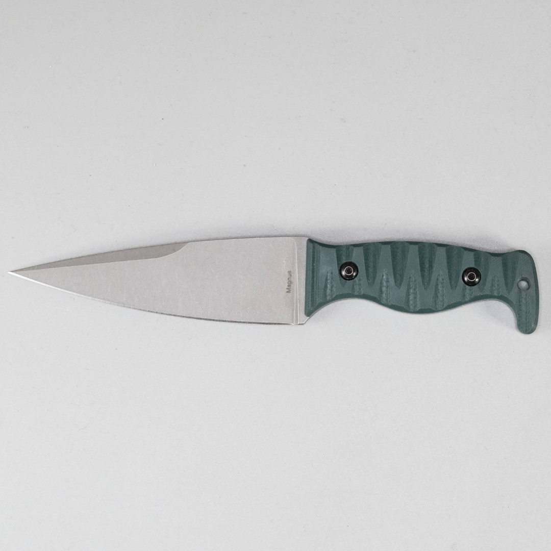 Amtac Blades Custom Magnacut Magnus – Forest Green G10 Handle 516