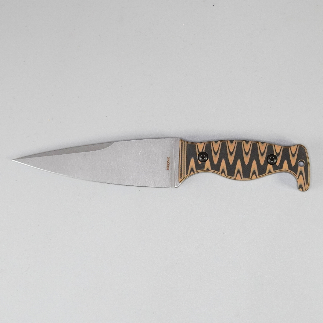 Amtac Blades Custom Magnacut Magnus – Black/Coyote Brown G10 Handle 511