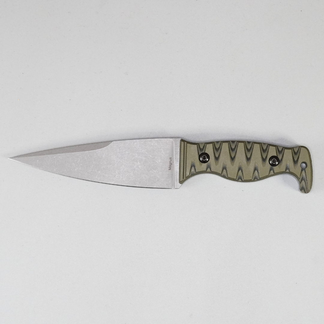 Amtac Blades Custom Magnacut Magnus – OD Green/Black G10 Handle 514