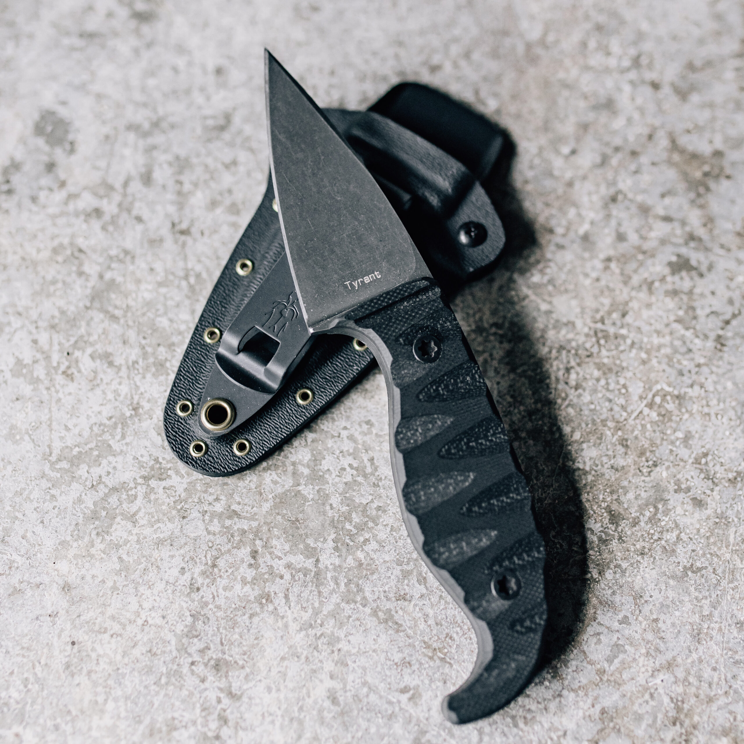Amtac Blades Magnacut Tyrant **MAY 2026 SHIPPING** - Serial Number - Model - Amtac Blades Logo